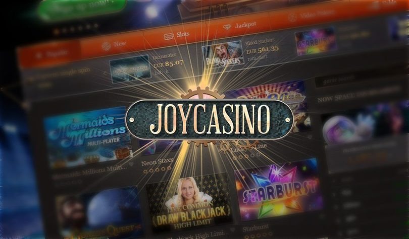 Joycasino вход в личный кабинет